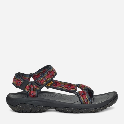 Teva Hurricane XLT2 - Men's Teva Sandals - Black / Red | India (RVWE20341)